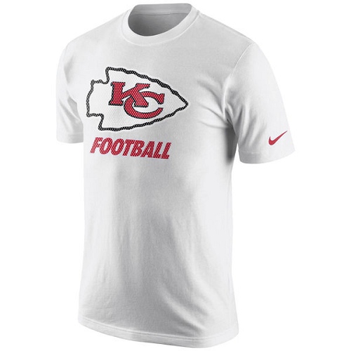 NFL Kansas City Chiefs Nike Facility T-Shirt - White